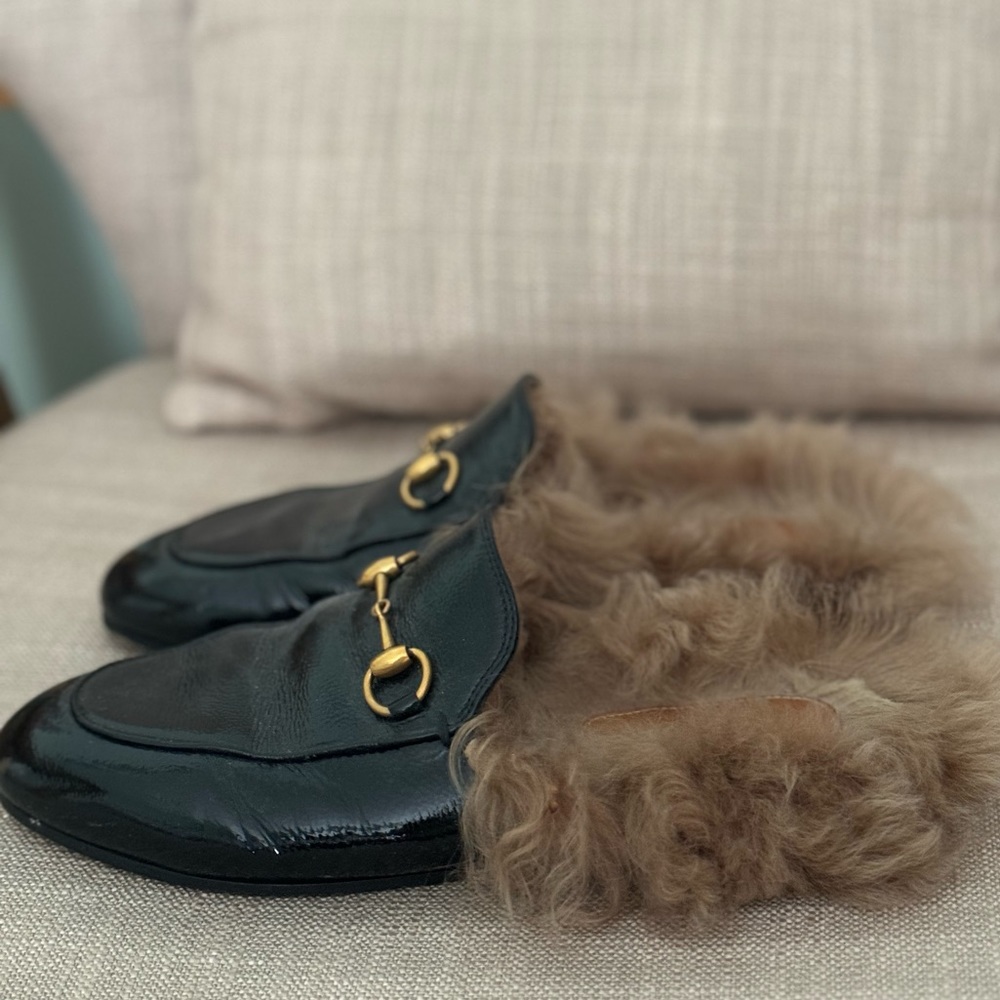 Gucci Furry Slippers